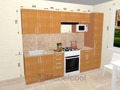 Модульная кухня Джаз 49 (2,8 м).