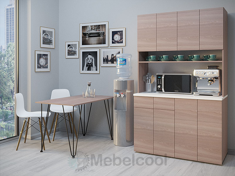 Комплекты мини-кухни с обеденным столом в офис. Комплекты мебели для сотрудников в офис Комплекты мини-кухни с обеденным столом в офис